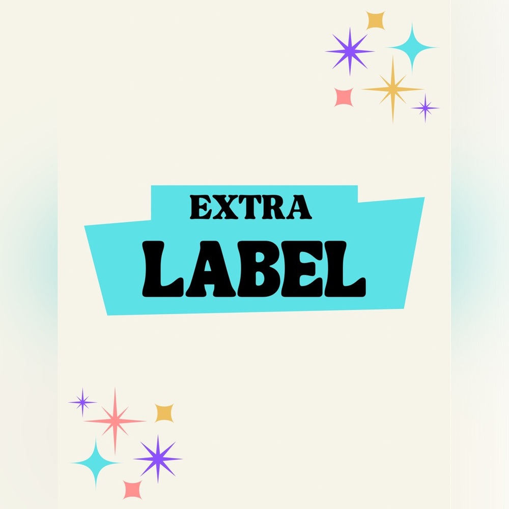EXTRA SHIPPING LABEL